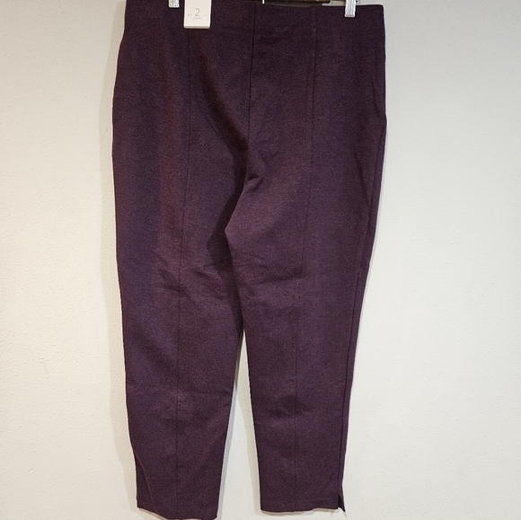 Weekends by Chicos purple pants 2 short - Picture 5 of 12